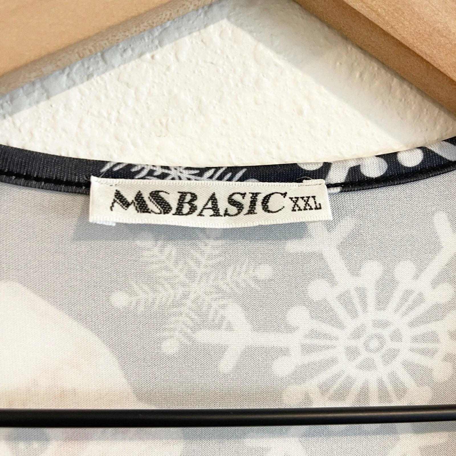 MS BASIC Christmas Dress Woman XXL Black Red Card Holiday Stretch Comfort Cats - Image 6