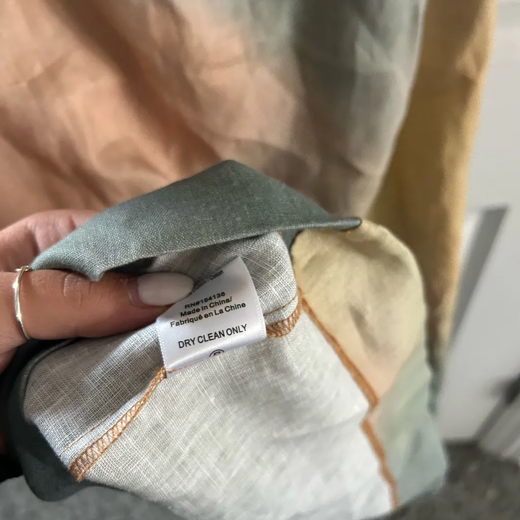 STAUD Boa Linen Dress Size M - Image 8