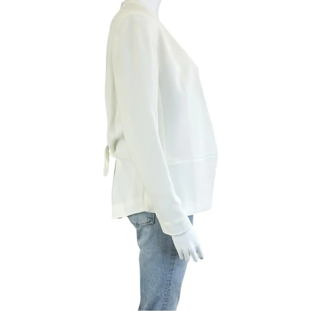 Club Monaco White Split Back Blazer Size S - Image 2