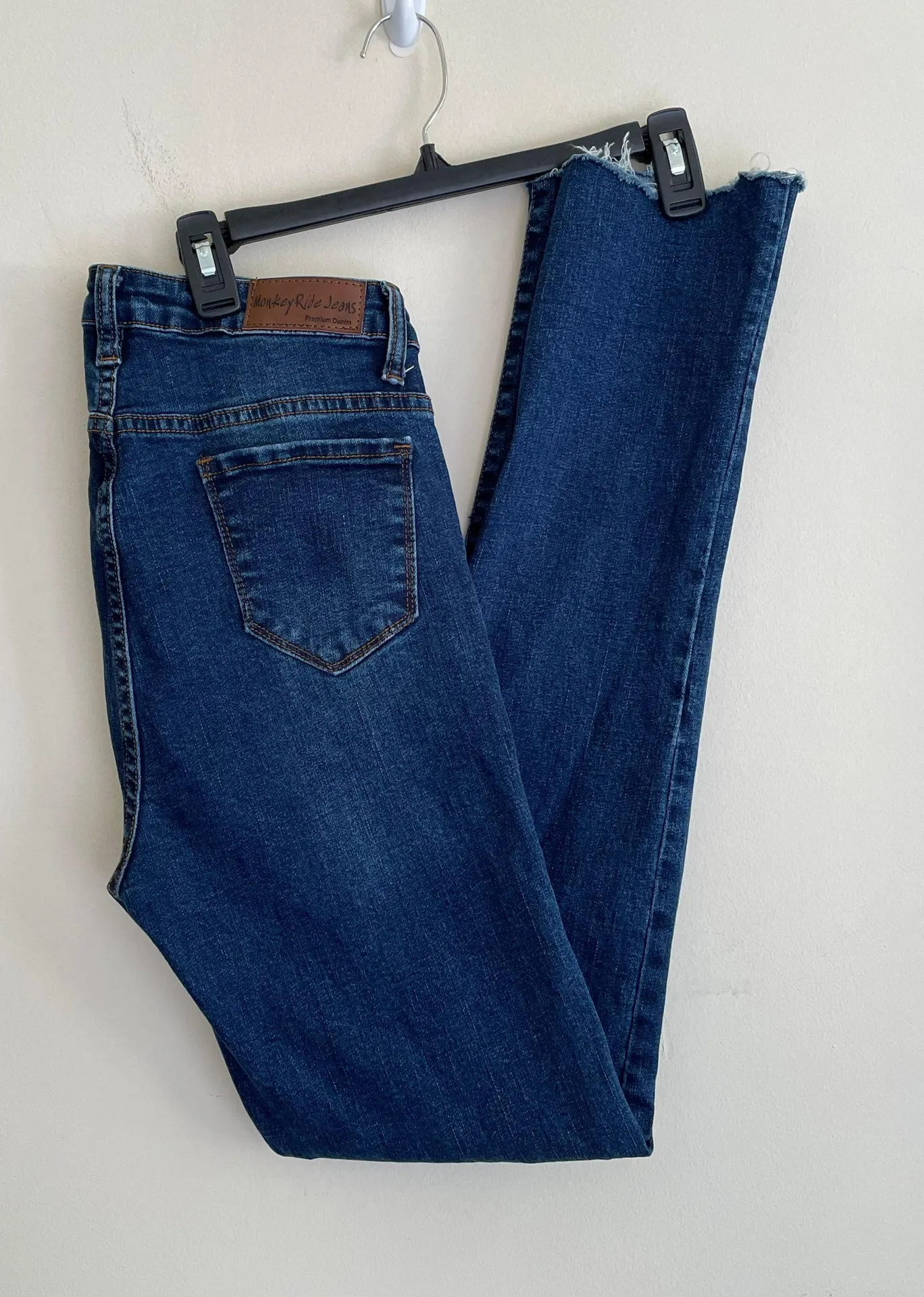Monkey Ride Jean Distressed Denim Blue Size 8 - Image 5