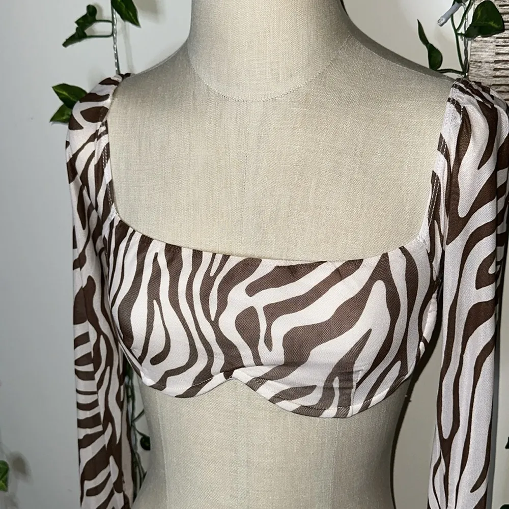 Princess Polly Soul Sister Zebra TOP ONLY - Image 7