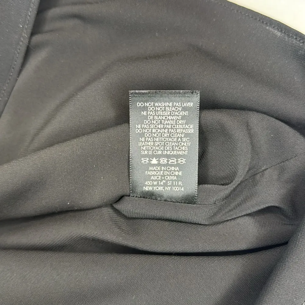 Alice + Olivia  Suede Seamed Dress, Size 2 - Image 7