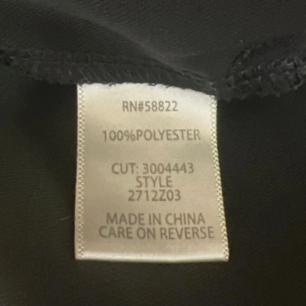 Max Studio Women's Black High Waisted Pleated Straight Trouser Dress Pants Sz XS - Image 5