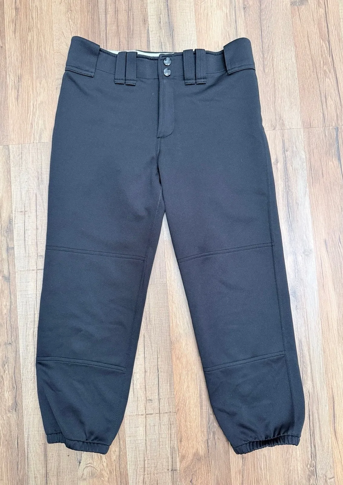 Mizuno Women's Performance Softball Baseball Pants Black Quilted Padded Size S - Image 1