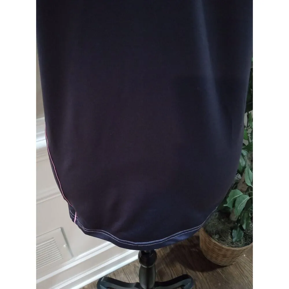 Adidas Womens Navy Collared Tour Championship by Coca Cola Top Blouse Size XL - Image 3