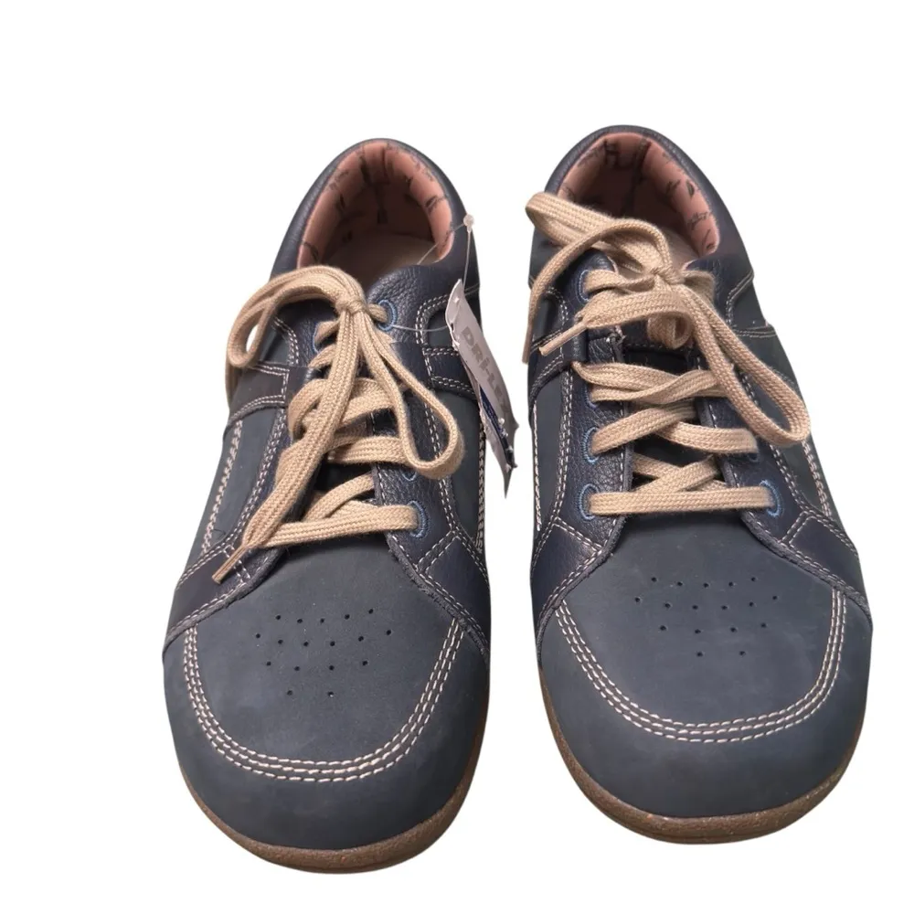 Barefoot Freedom by Drew Geneva Sneakers 8.5 WW Blue Leather Comfort Orthopedic - Image 7