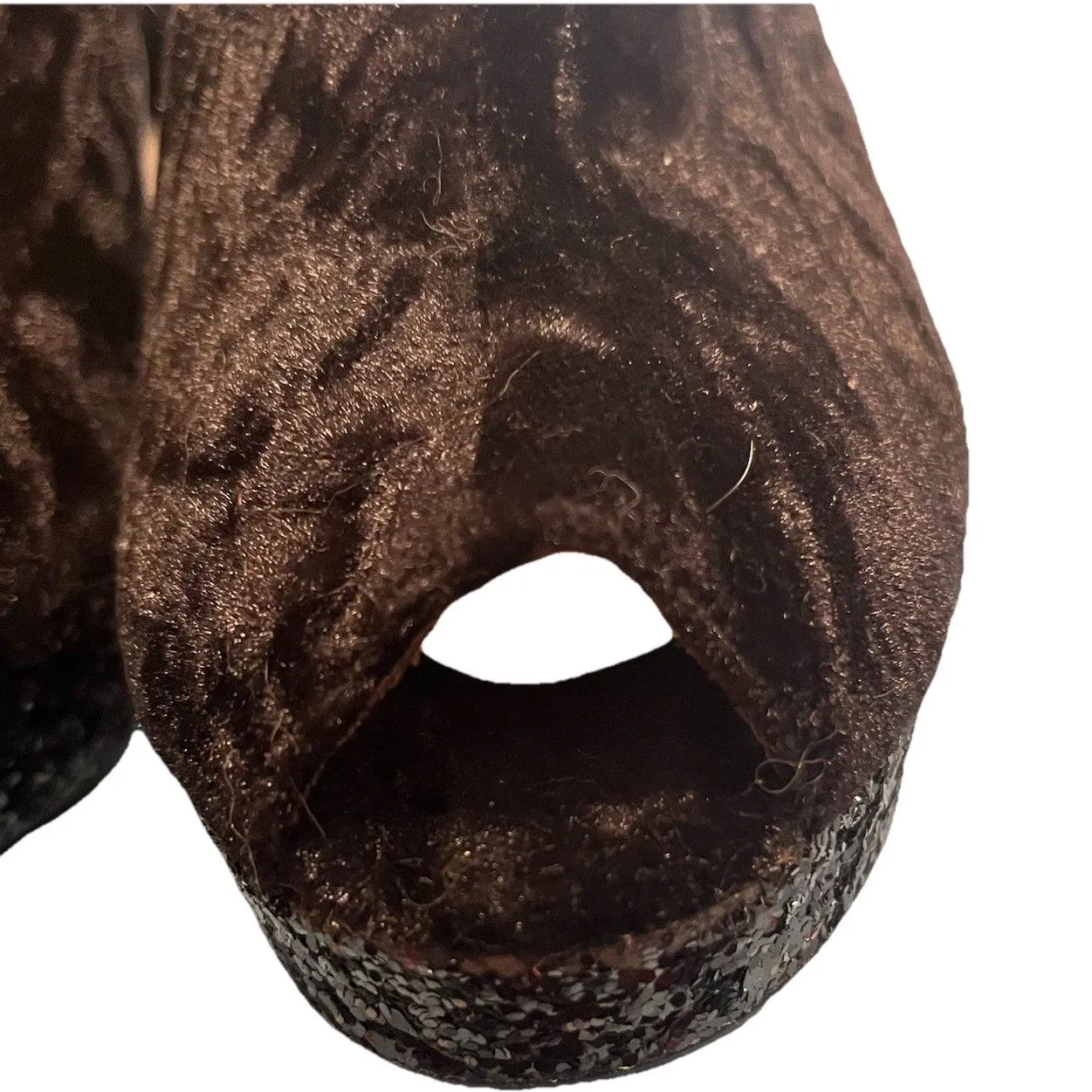 Poetic Licence Perfectly Lovely Black Velvet Glitter Platform Heels Size 10 NIB - Image 7