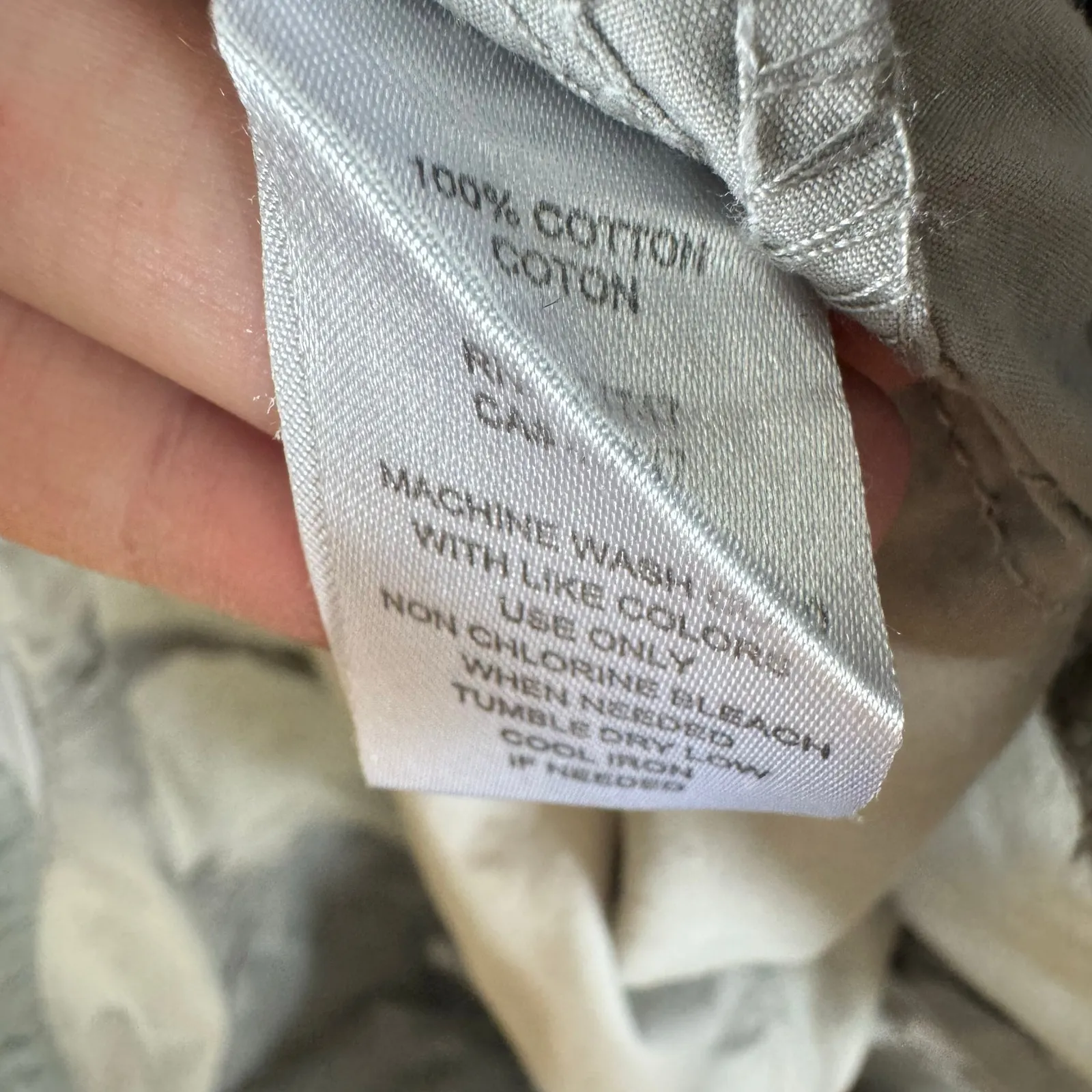 Natural Reflections 100% Cotton Tan Lightweight Capri Hiking Pants Size 14 - Image 7