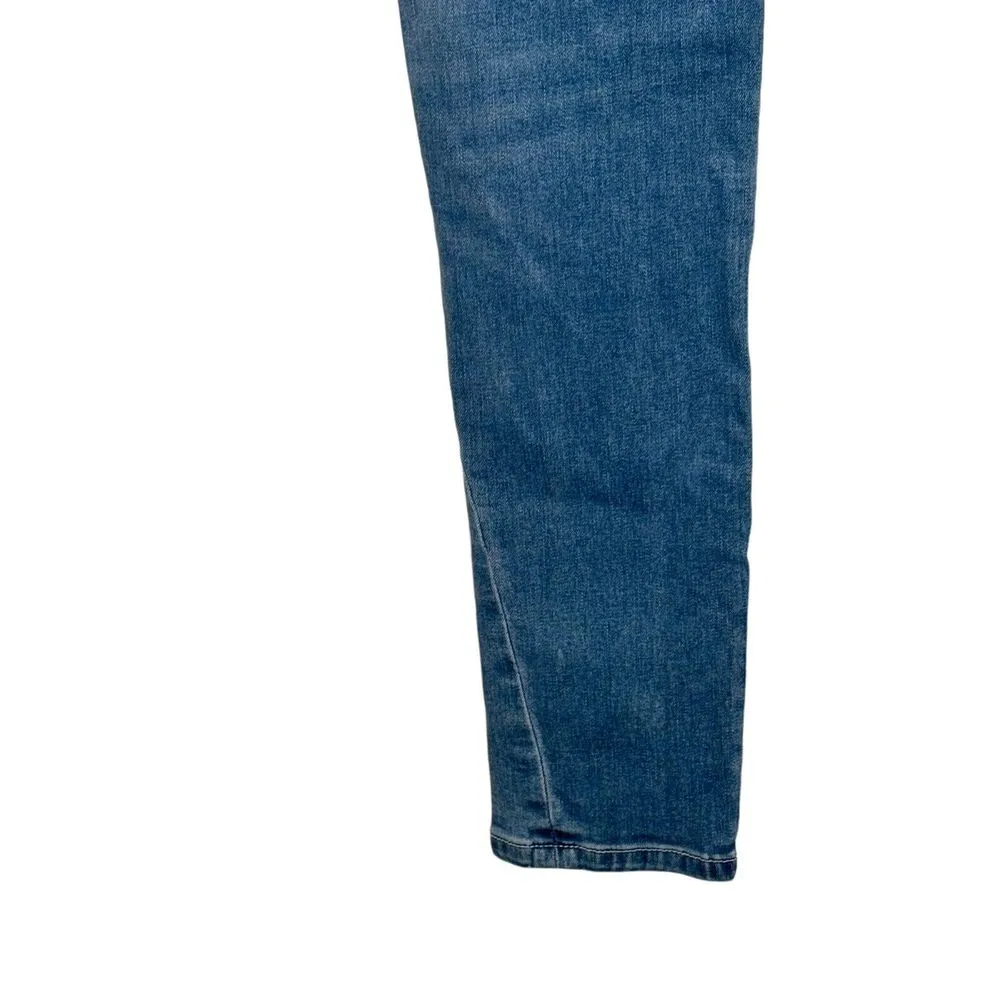 The Akoo Women's Jeans Comfort‎ Stretch Low Rise Medium Wash Pants Sz. 28 Blue - Image 8
