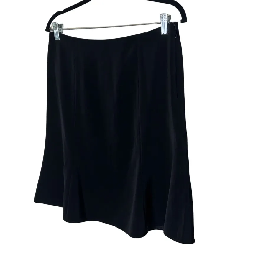 NWT White House Black Market Flared Pencil Skirt Black Size 8 - Image 3