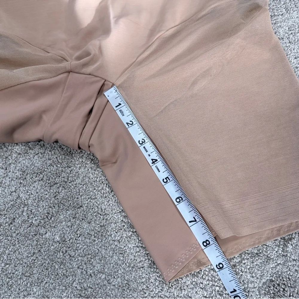 Honeylove SuperPower High Compression Breathable Sculpt Shorts Sand Plus Size 2X - Image 15