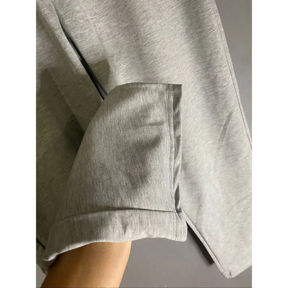 New Sport Grey Quick Dry Athletic Sweat Pants Zipper Pockets Size M NWOT Gray Size M - Image 3