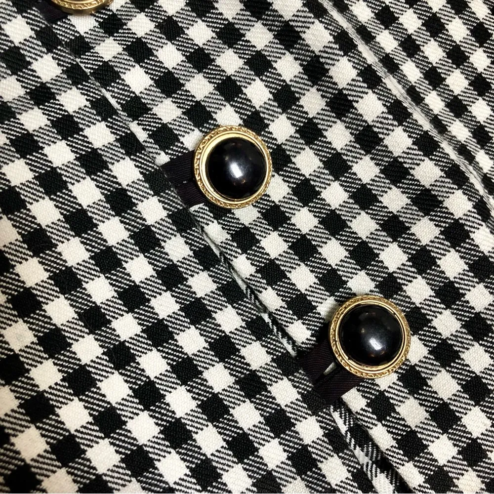 Vintage Gingham Midi Dress V - Image 6