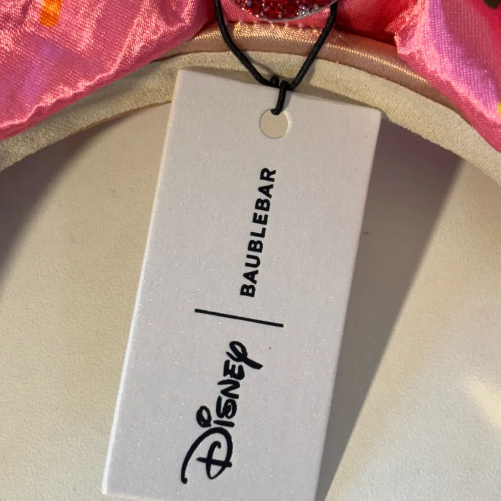 Disney Minnie Mouse Neapolitan Ice cream chocolate Ears Pink headband - Image 3