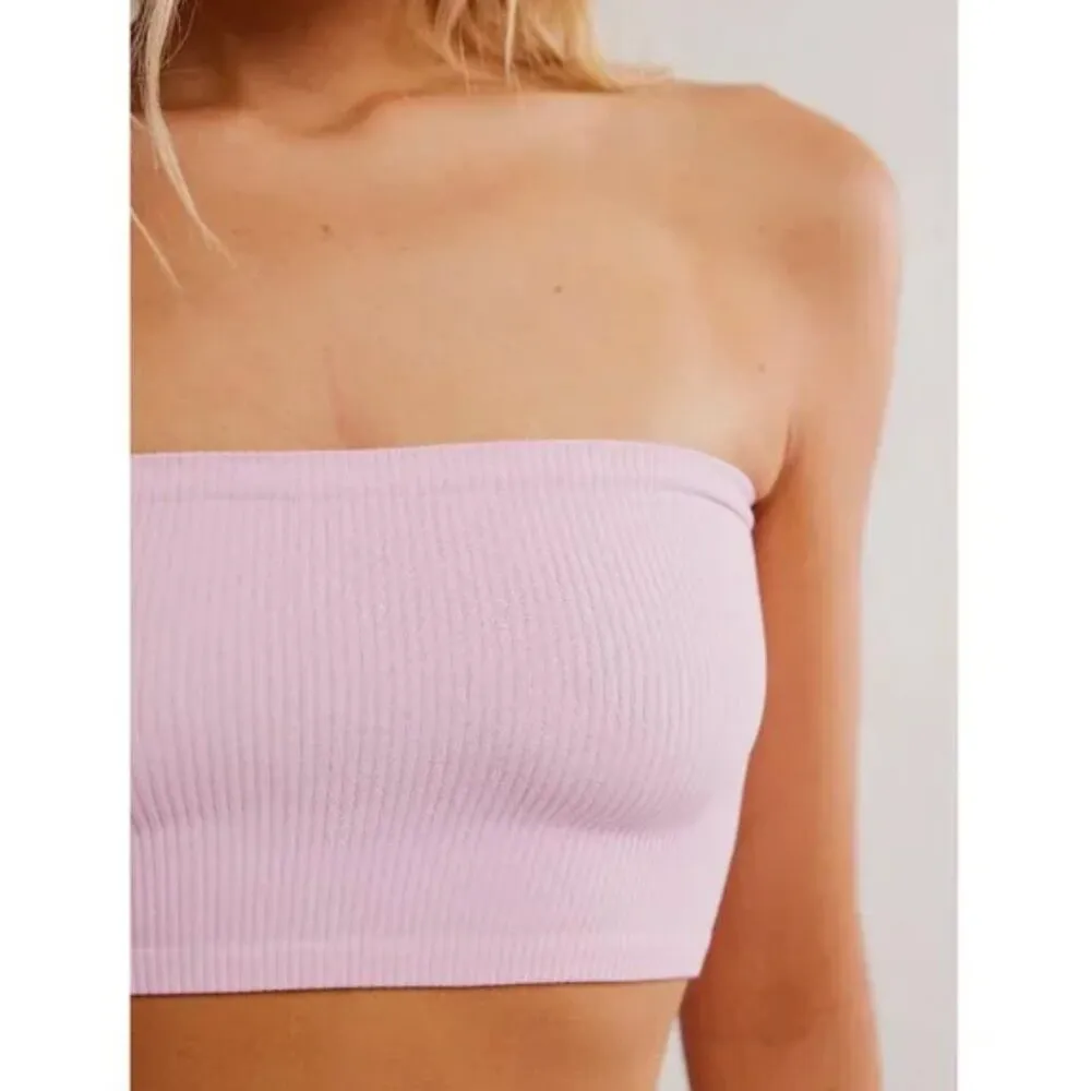 FREE PEOPLE NWT Amelia Bandeau / Pink Tulle- M/L - Image 2