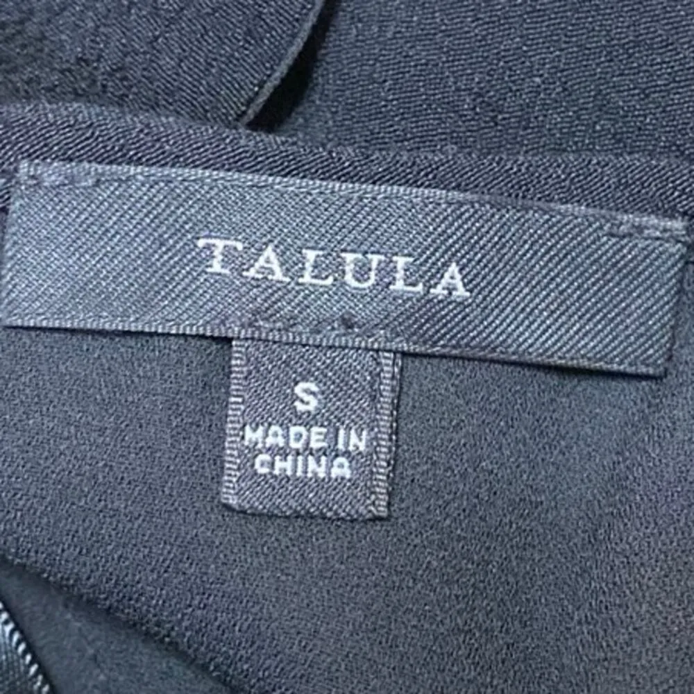 Aritzia Talula Women's Black Sleeveless Halter Cami Camisole Mini Shift Dress S - Image 3