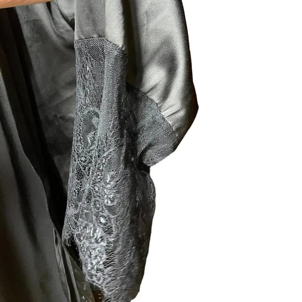 Gabi Fresh x Playful Promises Joanie Satin PJ Set Black Size US‎ 18 - Image 9