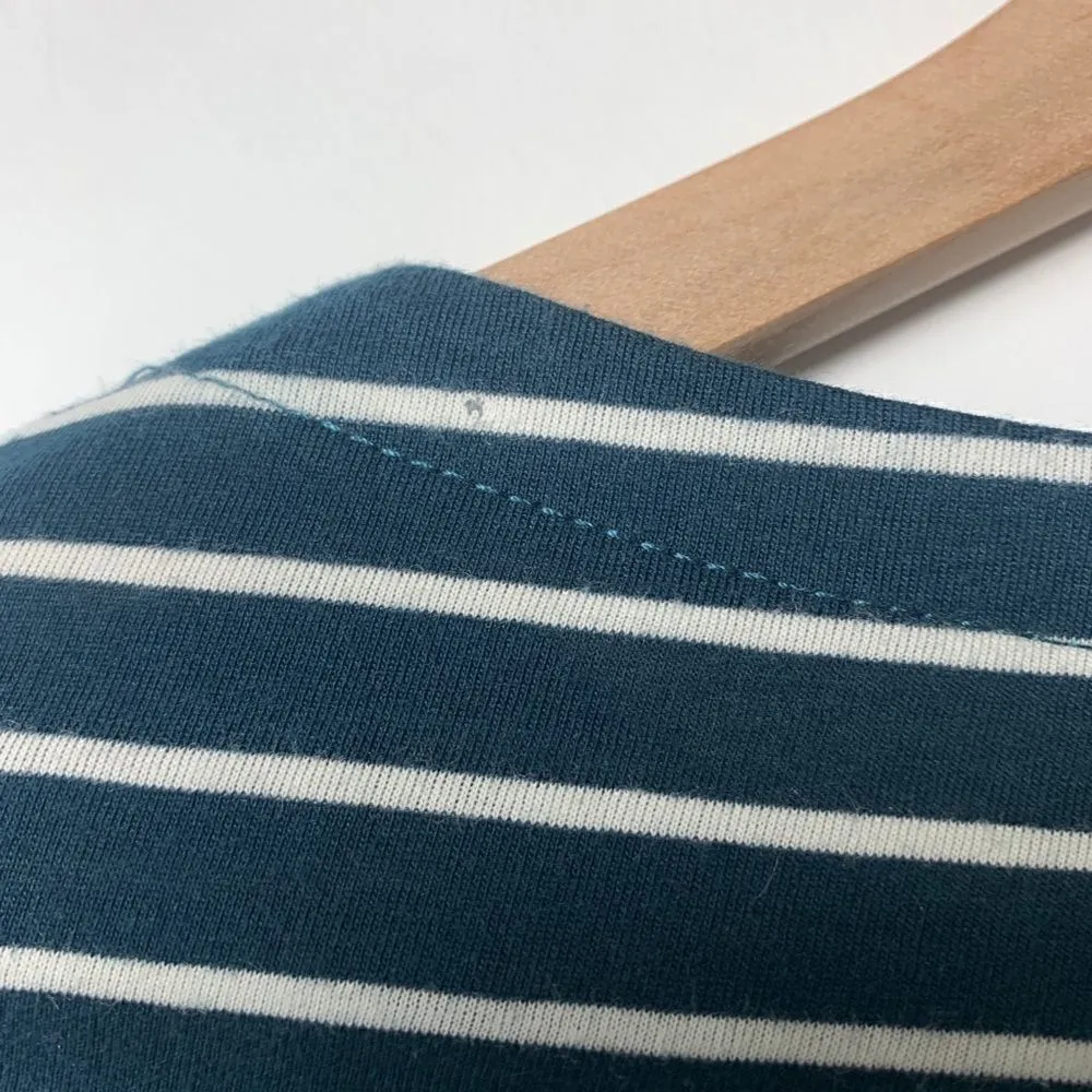 The North Face Teal Striped Top Size Small - Image 7