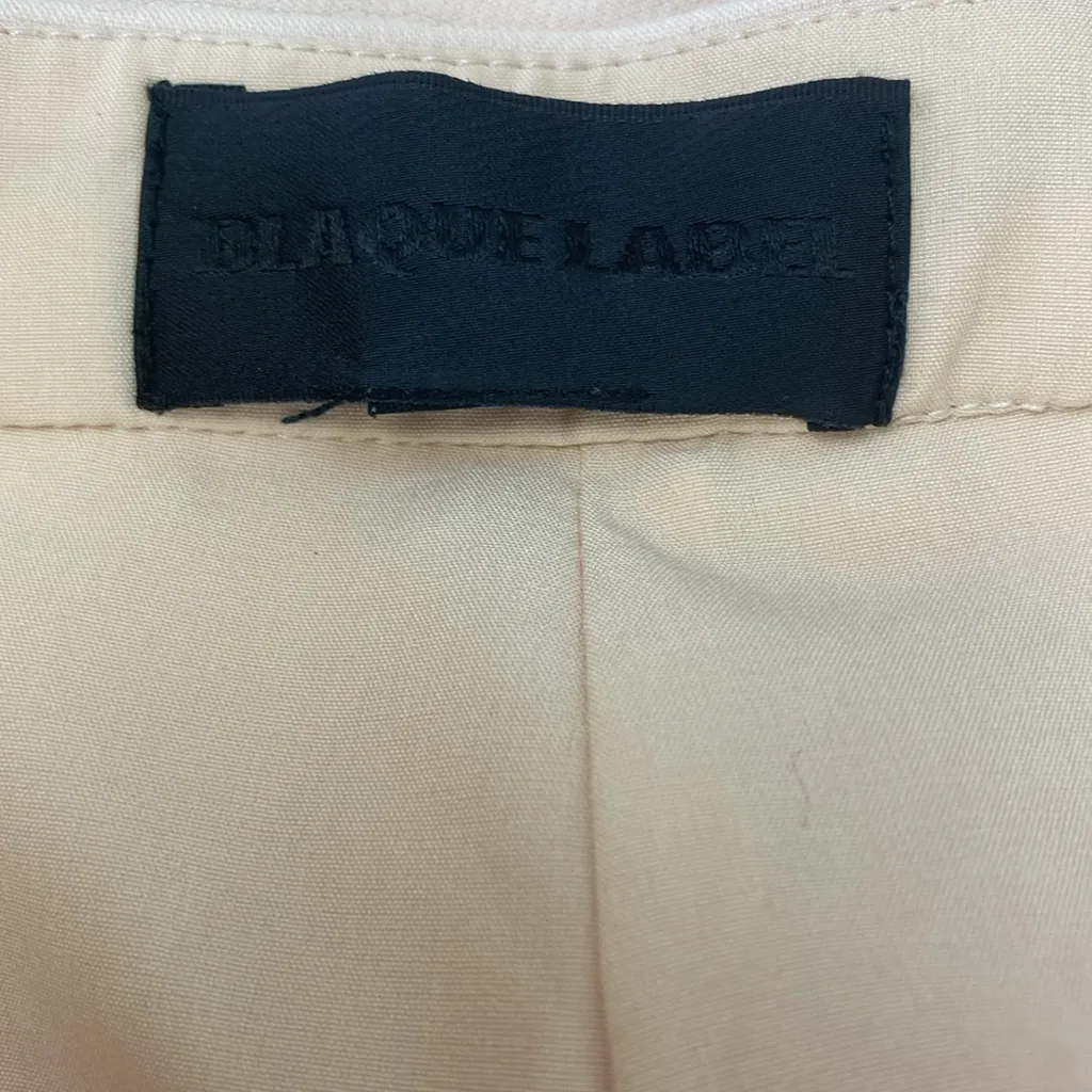 Blaque Label Cream Tan Bermuda Shorts S - Image 3