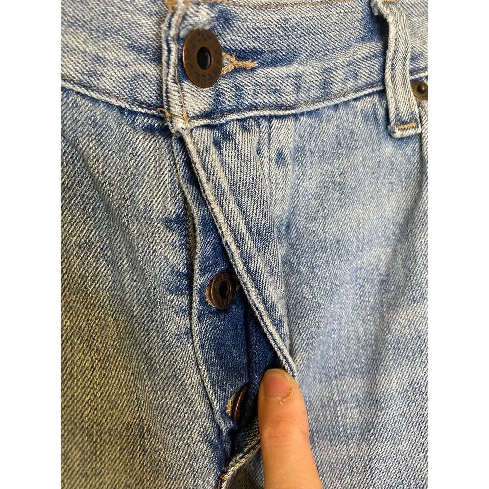 Lucky Brand Sienna Slim Boyfriend Ankle Denim Jeans EUC Sz 10/30 Destroyed Women - Image 5