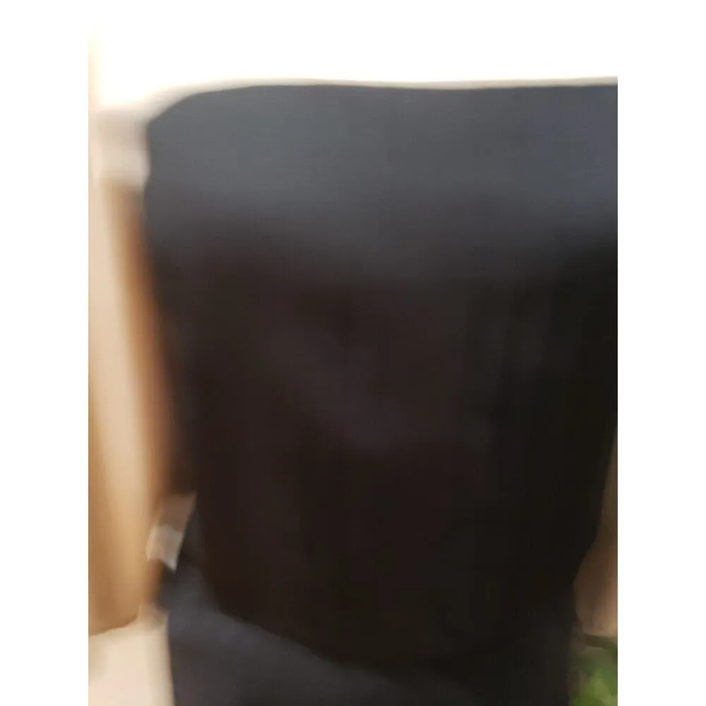 Ann Taylor Women's Beige & Black Polyester Round Neck Long Sleeve Top Blouse XLP - Image 5