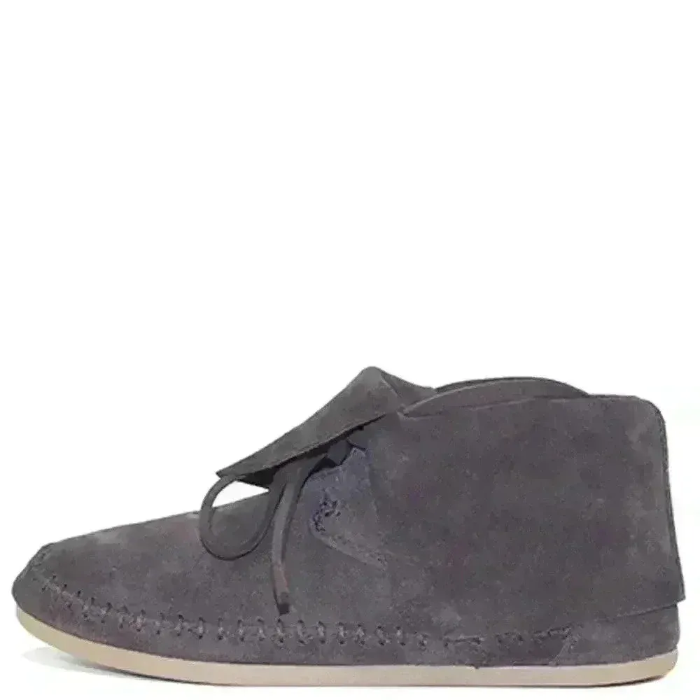 EUC TOMS Zahara Suede Moccasin Lace-Up Flat Booties
Chocolate Brown Women’s 9 - Image 2