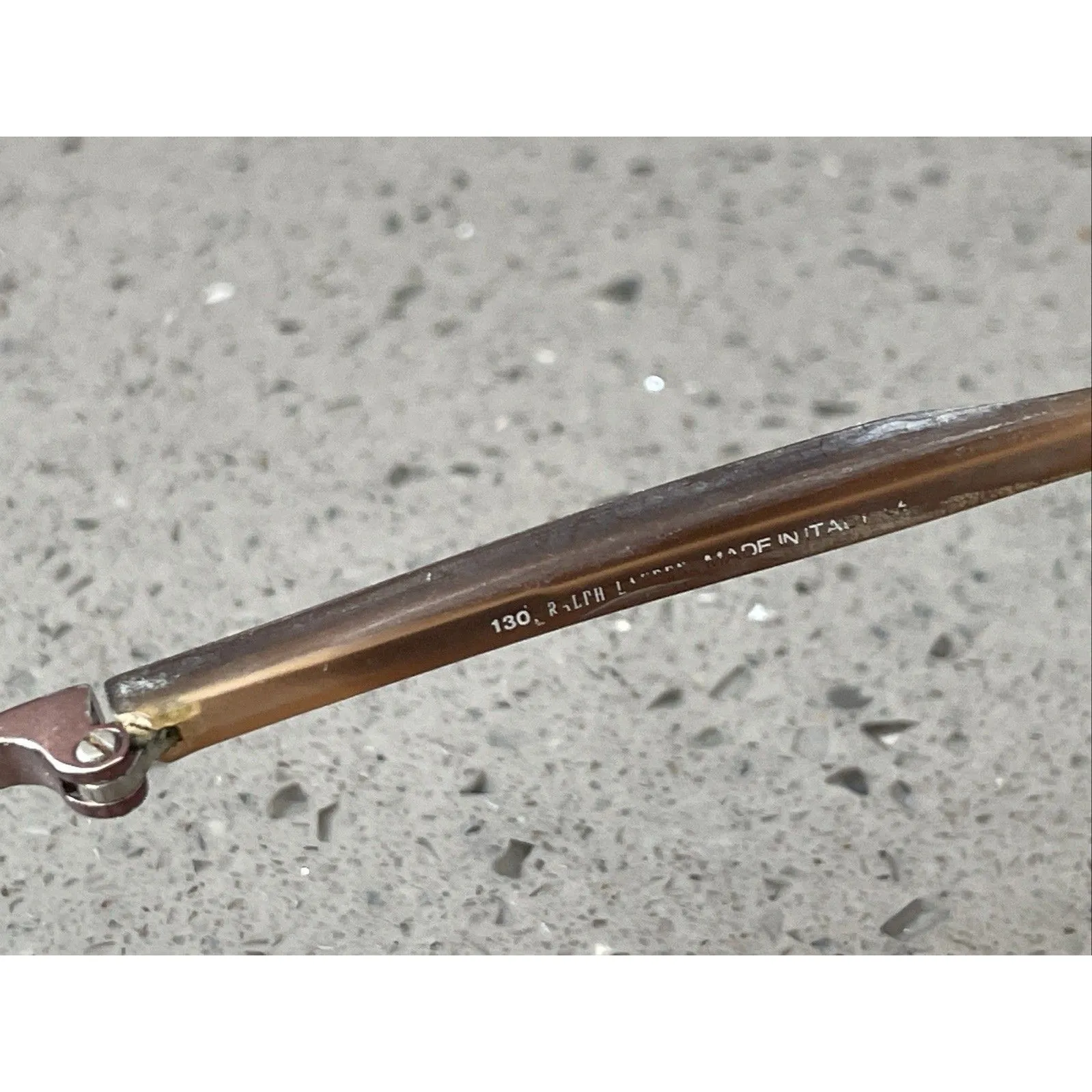 RALPH LAUREN EYEGLASSES Frames ONLY RL 1359 U30 47-20-130 ROSE GOLD Italy - Image 9