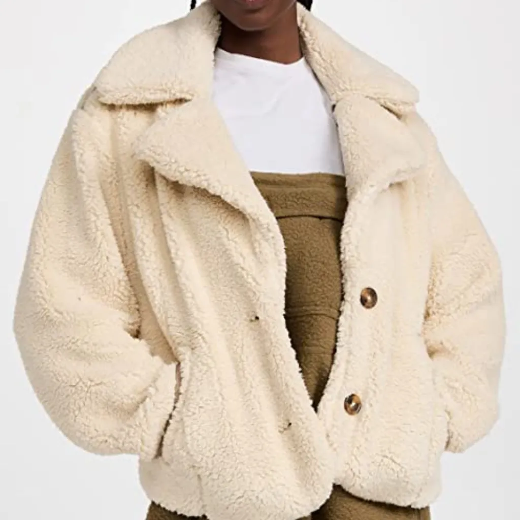 Free People Joplin Cozy Jacket in Ivory sz XS NWT - Image 2