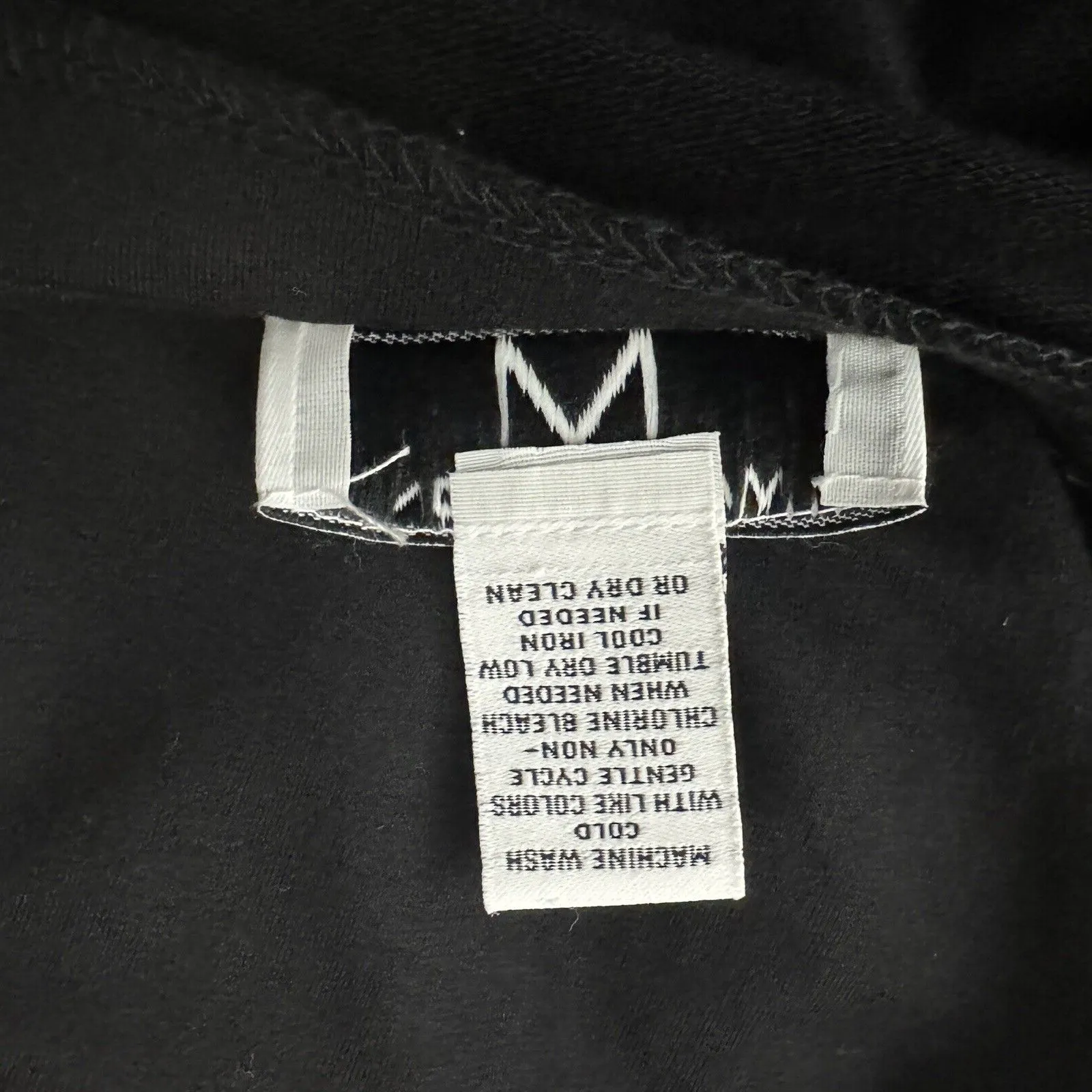 M Magaschoni Shirt Women‎ Medium Black Office Casual Neutral Minimalist - Image 7