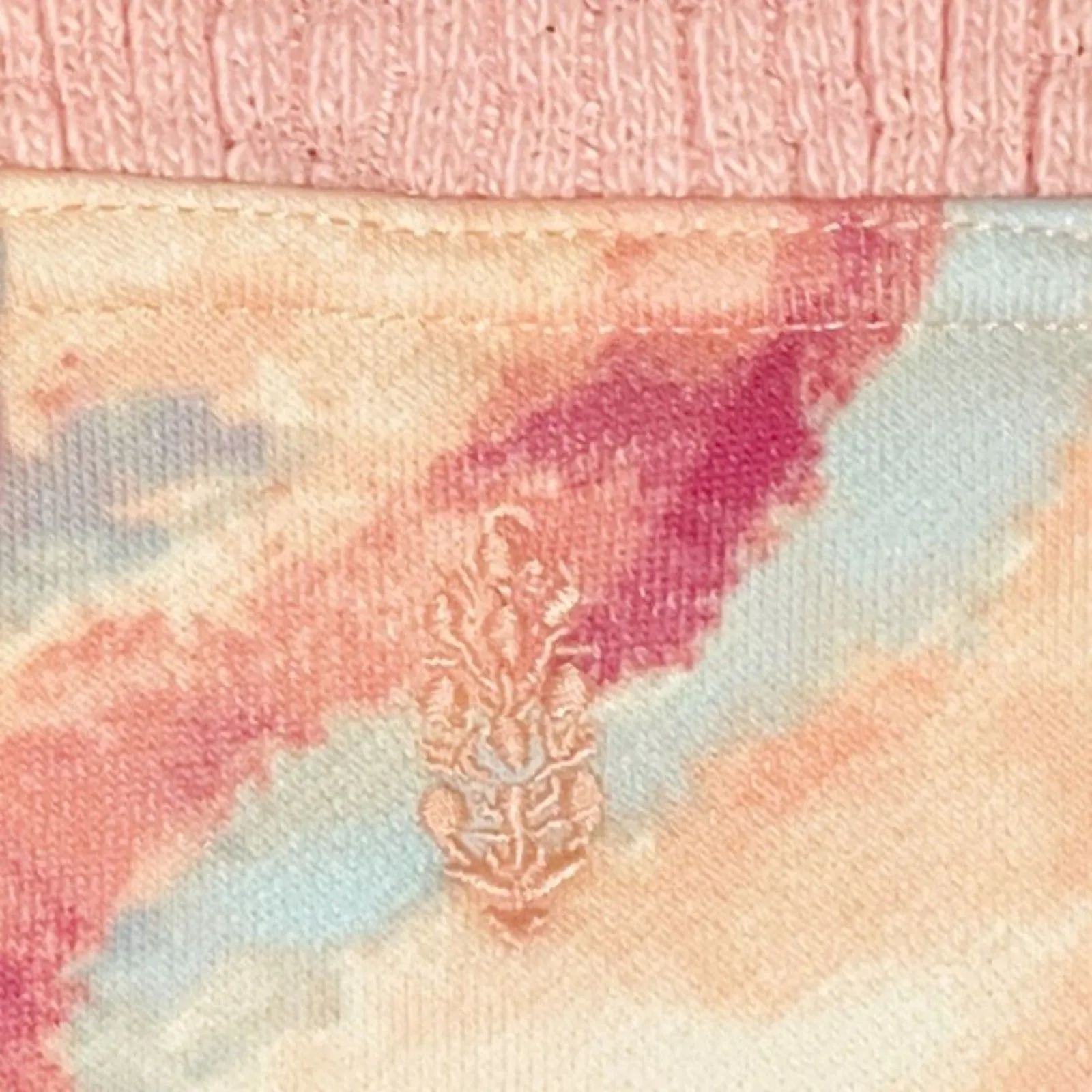 NWT Free People Movement All That Hoodie Coverup Size XS Pink Swirl Sleeveless - Image 7