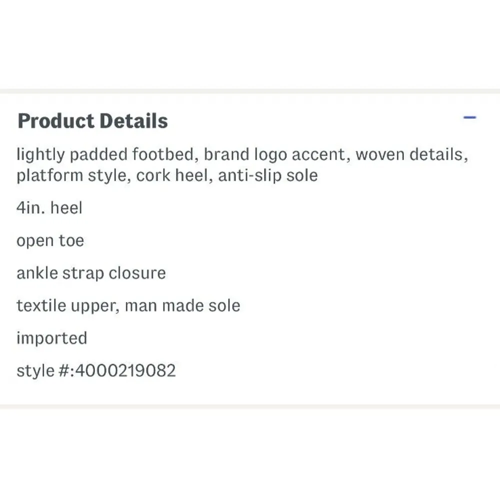 NEW Steve Madden Madden Girl Wedge Sandals Black Cork Heel Open Toe Womens 7.5 - Image 8