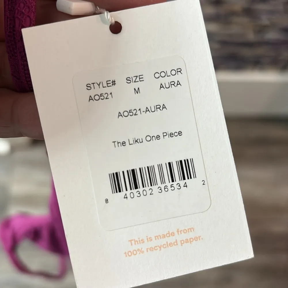 Andie The Liku Aura Textured One Piece Swimsuit Size Medium NEW - Image 6