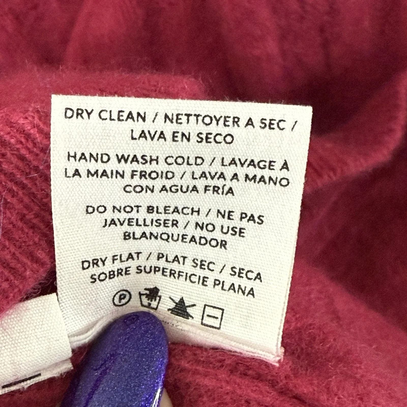 Naadam 100% Cashmere Womens‎ Sweater XS Pink Ribbed - Image 5