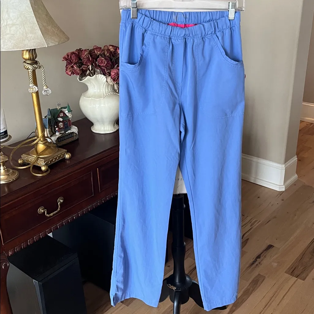 Urbane Ultimate Scrubs Pants XS Tall Periwinkle Blue - Image 2