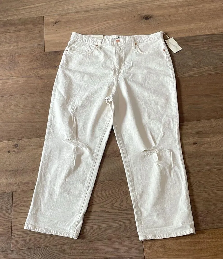 Universal Thread High-Rise Vintage Crop Straight Leg Jeans 18 NWT - Image 3