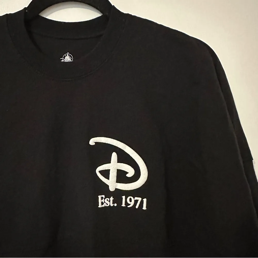 Walt Disney World Women’s Spirit Jersey Black White Long Sleeve Small - Image 3