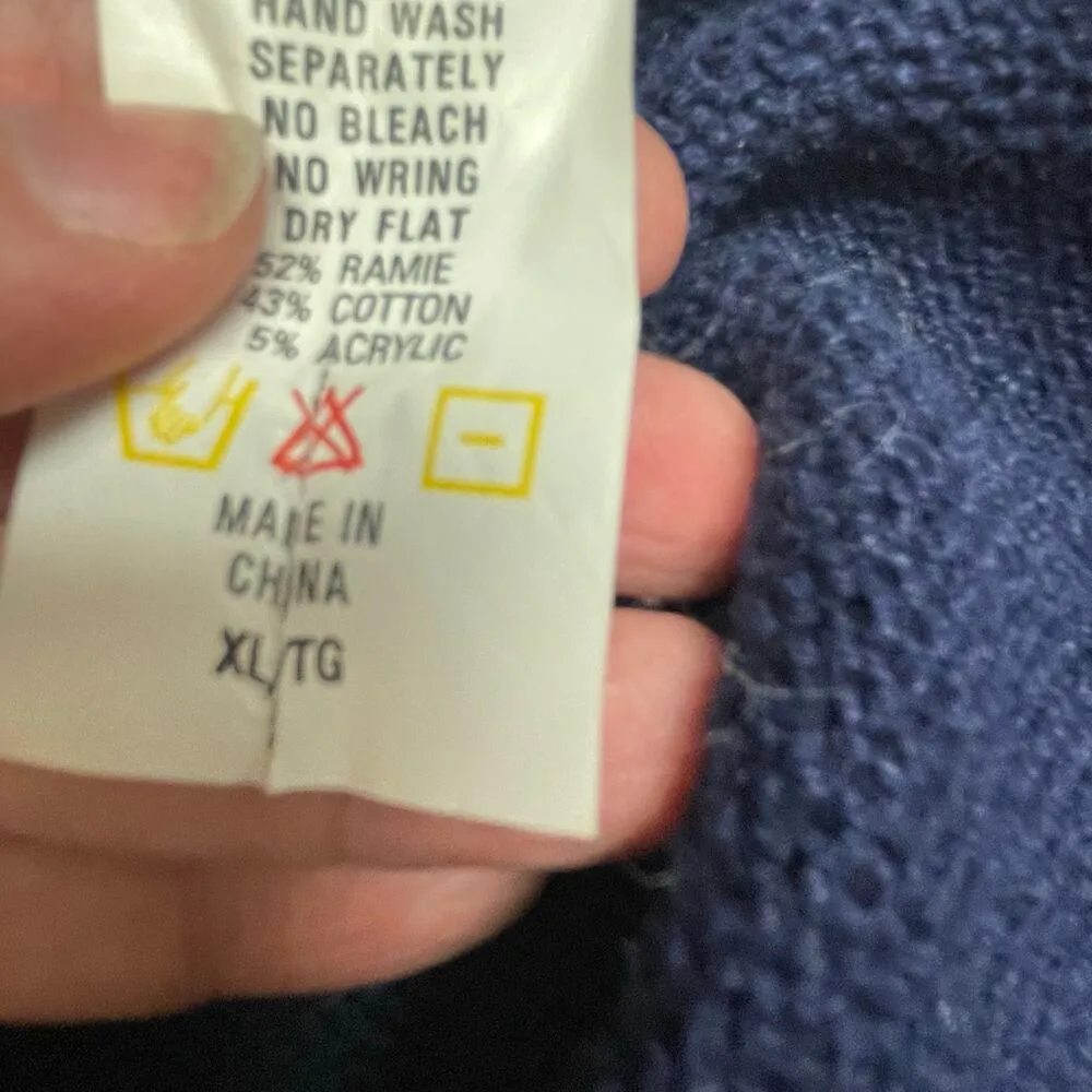 Jantzen Vintage Cardigan Knit Sweater Size XL Equestrian Horses Roses Womens - Image 8