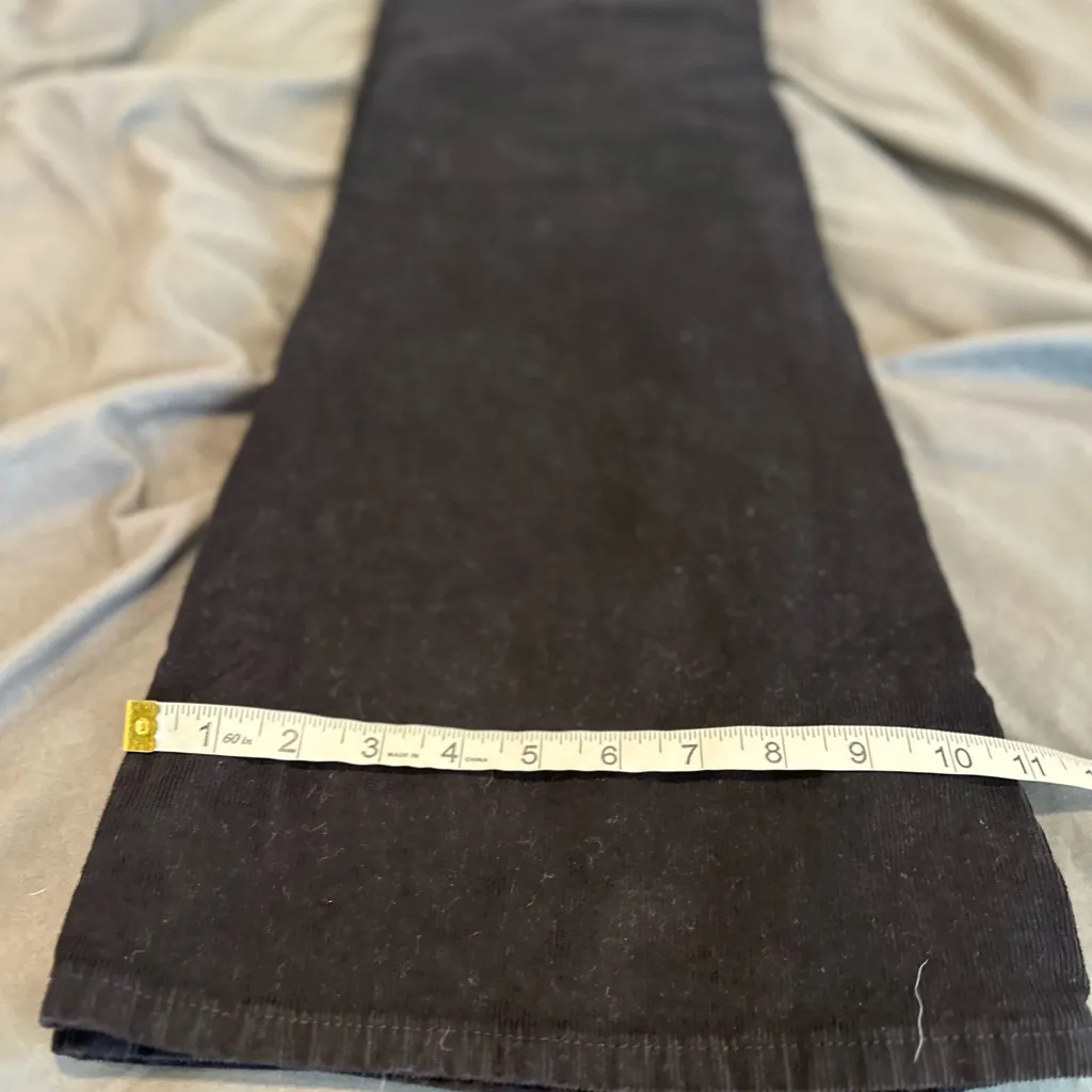 NWT FREE PEOPLE Women’s Sz: 29 Jayde Black Corduroy High Rise Flare Retro Pants. - Image 6