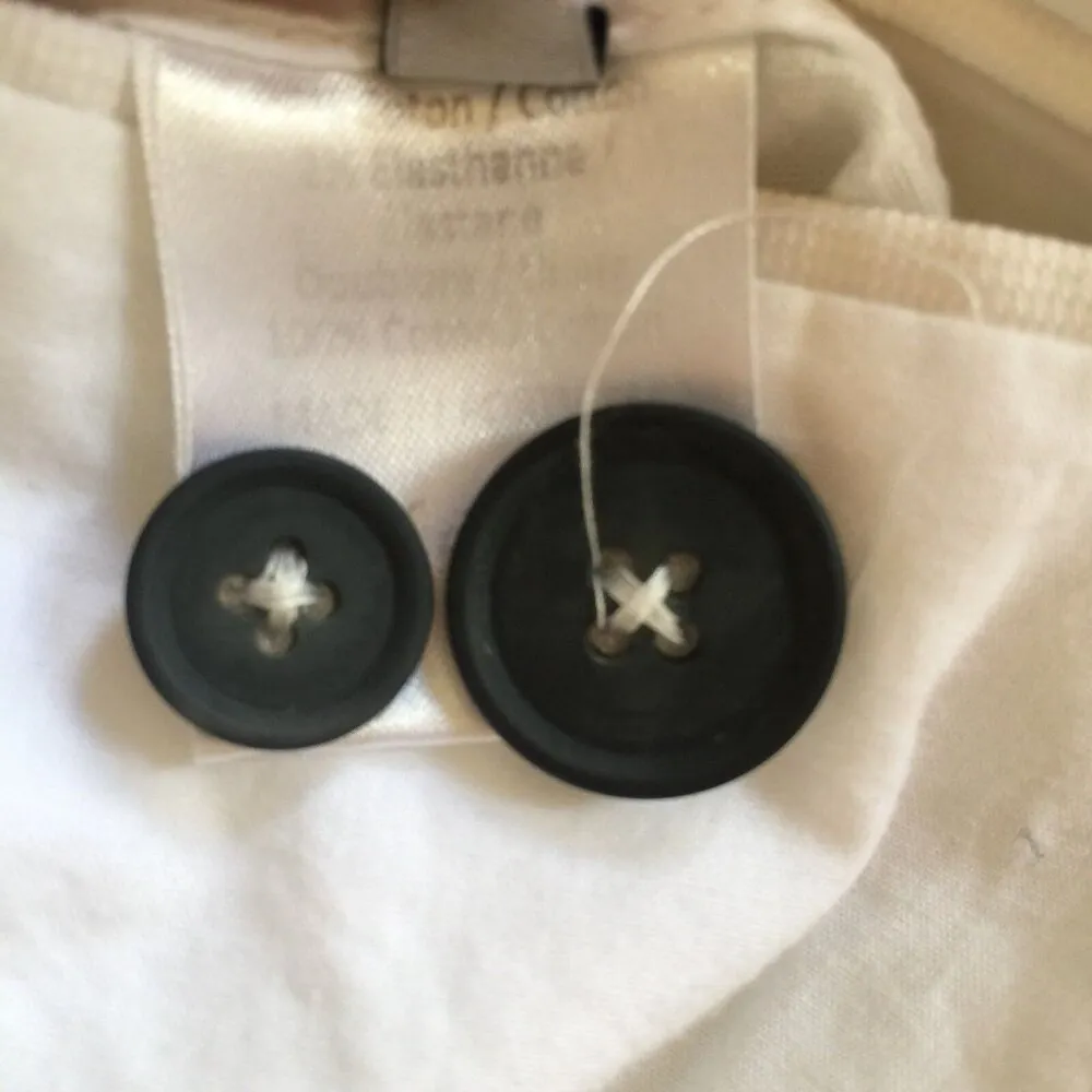 Each Other White Blazer Jacket Small Classic Tailored Single Breasted - Image 8