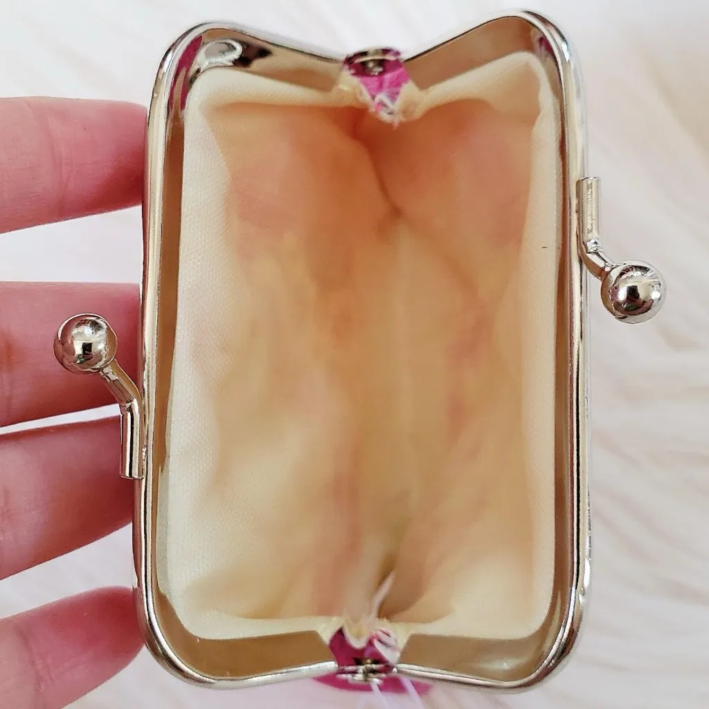 Pink Owl Print Coin Purse - Image 3