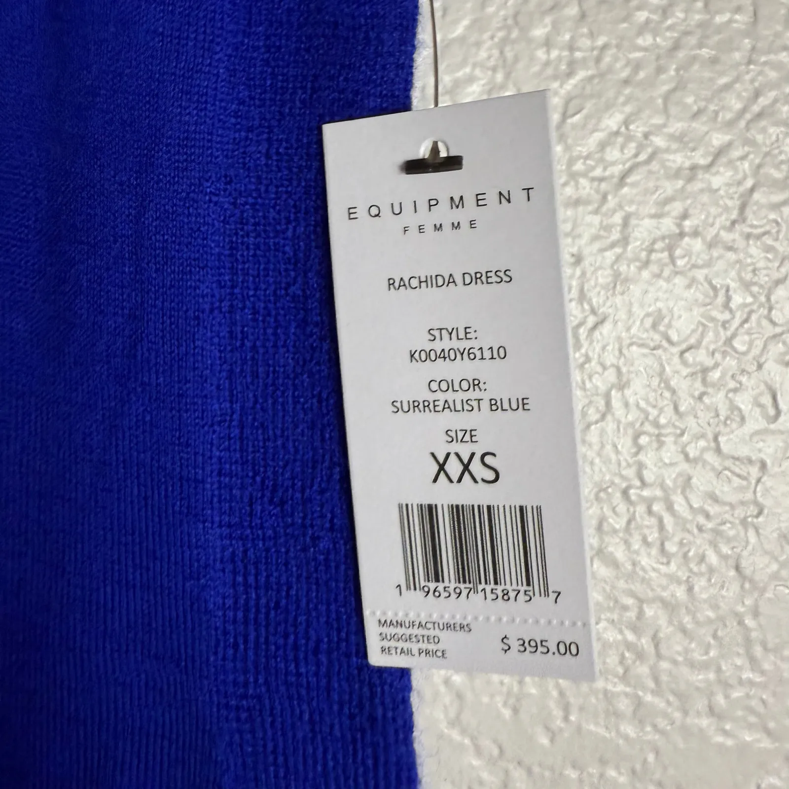 Equipment Rachida Surrealist Blue Cashmere Knit Sleeveless Maxi Dress Size XXS - Image 12