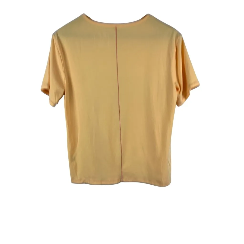 Candace Cameron Bure XXS Yellow Short Sleeve T - Image 2