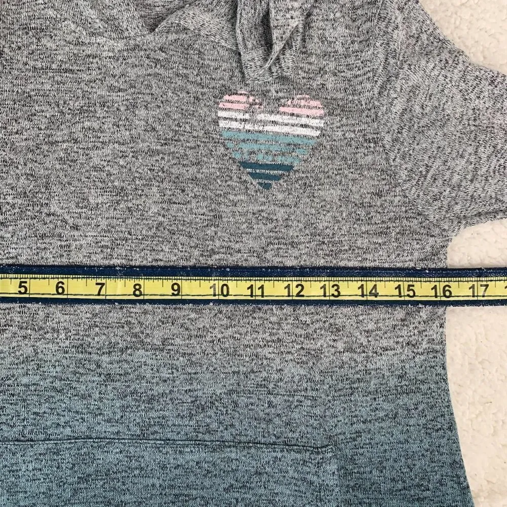 Grayson Threads XS Lightweight Ombre Hoodie Long Sleeve Blue - Image 6