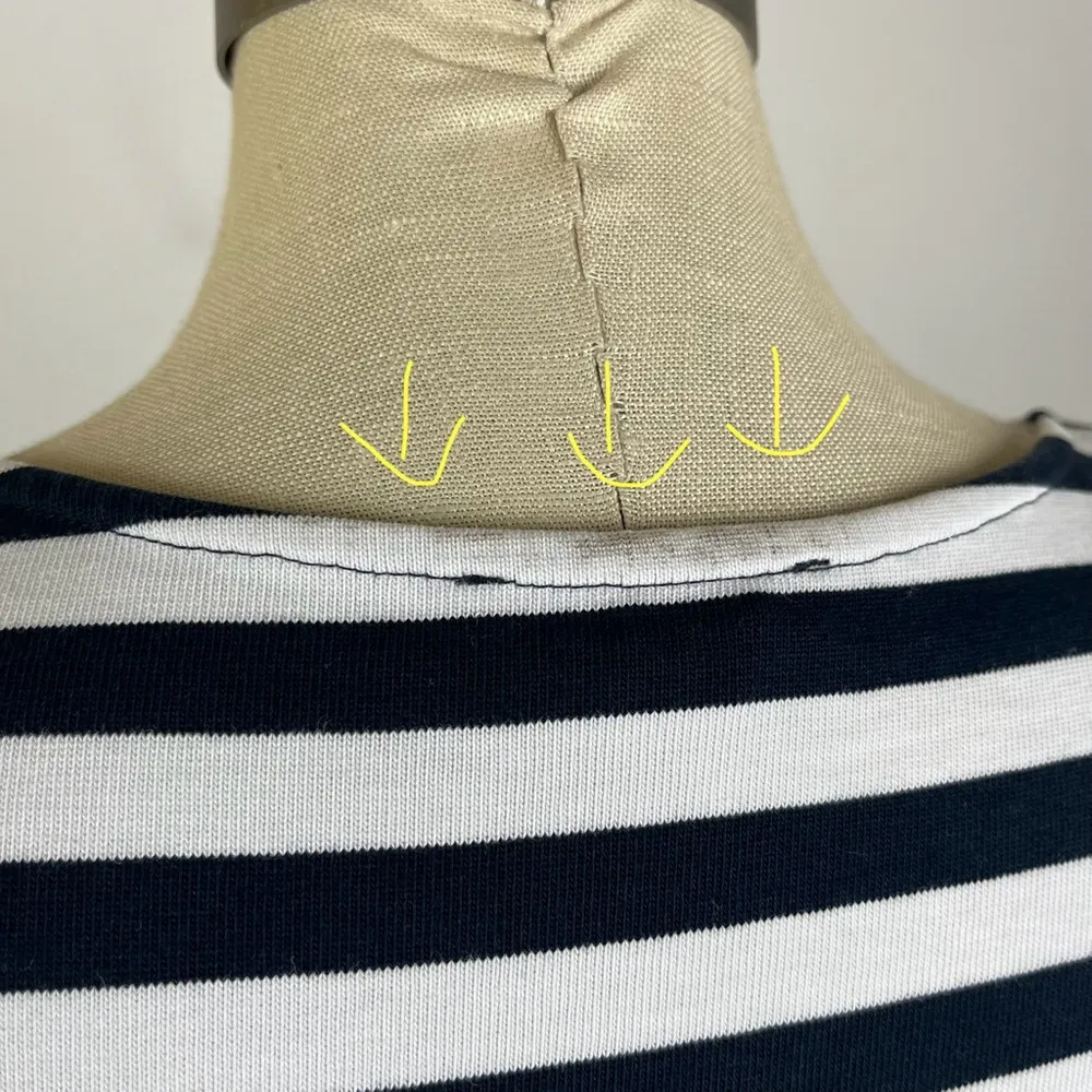 COS Stripe Boxy Short Sleeve Tunic Dress - Image 7