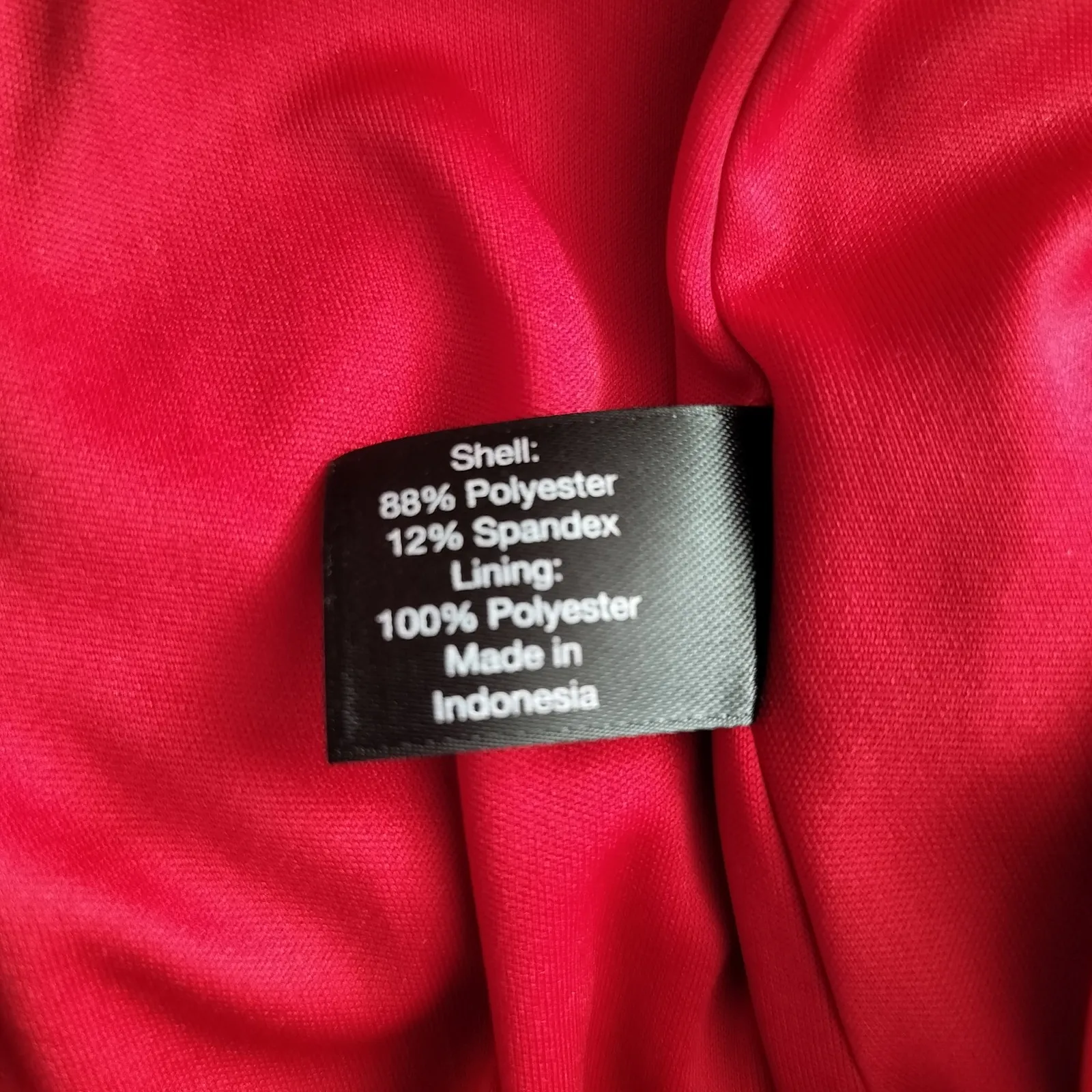 Lane Bryant Size 14 Red Sleeveless Midi Dress Asymmetrical Hem - Image 5