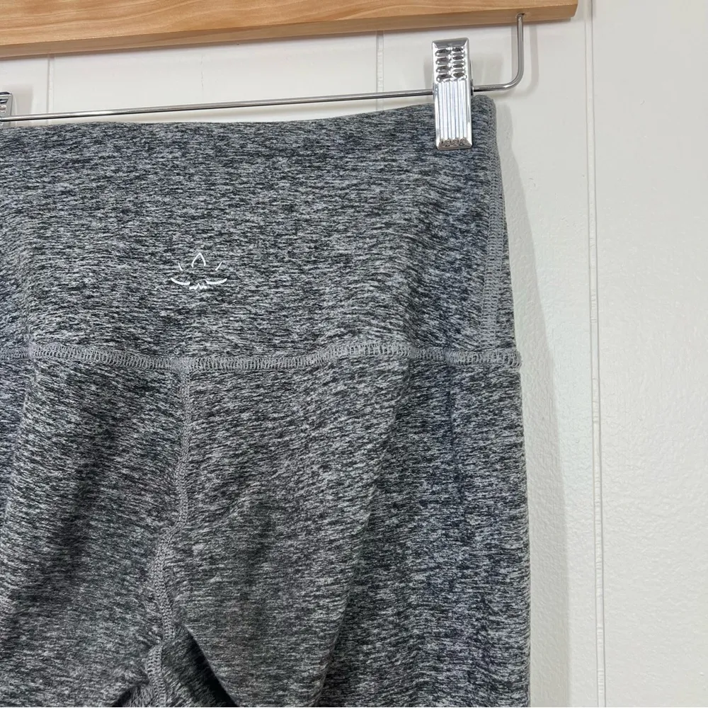 Beyond Yoga X Pure Barre Grey Heathered Space Dye Leggings - Image 7