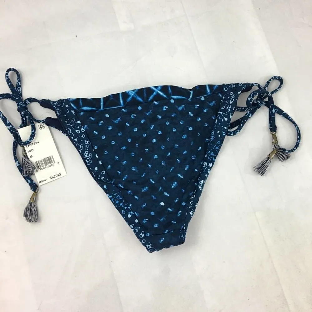 Lucky Brand Reversible Side Tie Bikini Bottom Size Medium - Image 7