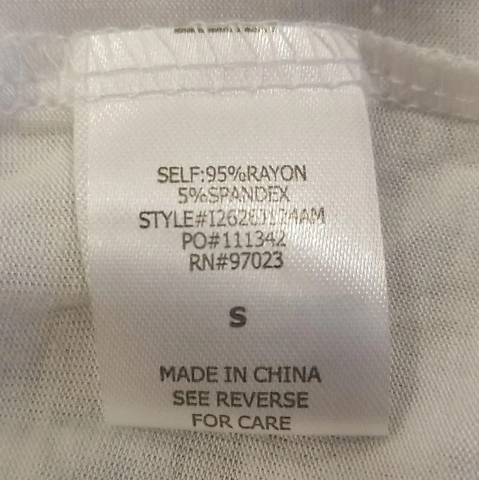 💕MIKEN FLOW💕 Graphic Tank Top ROSE IN THE USA S - Image 6