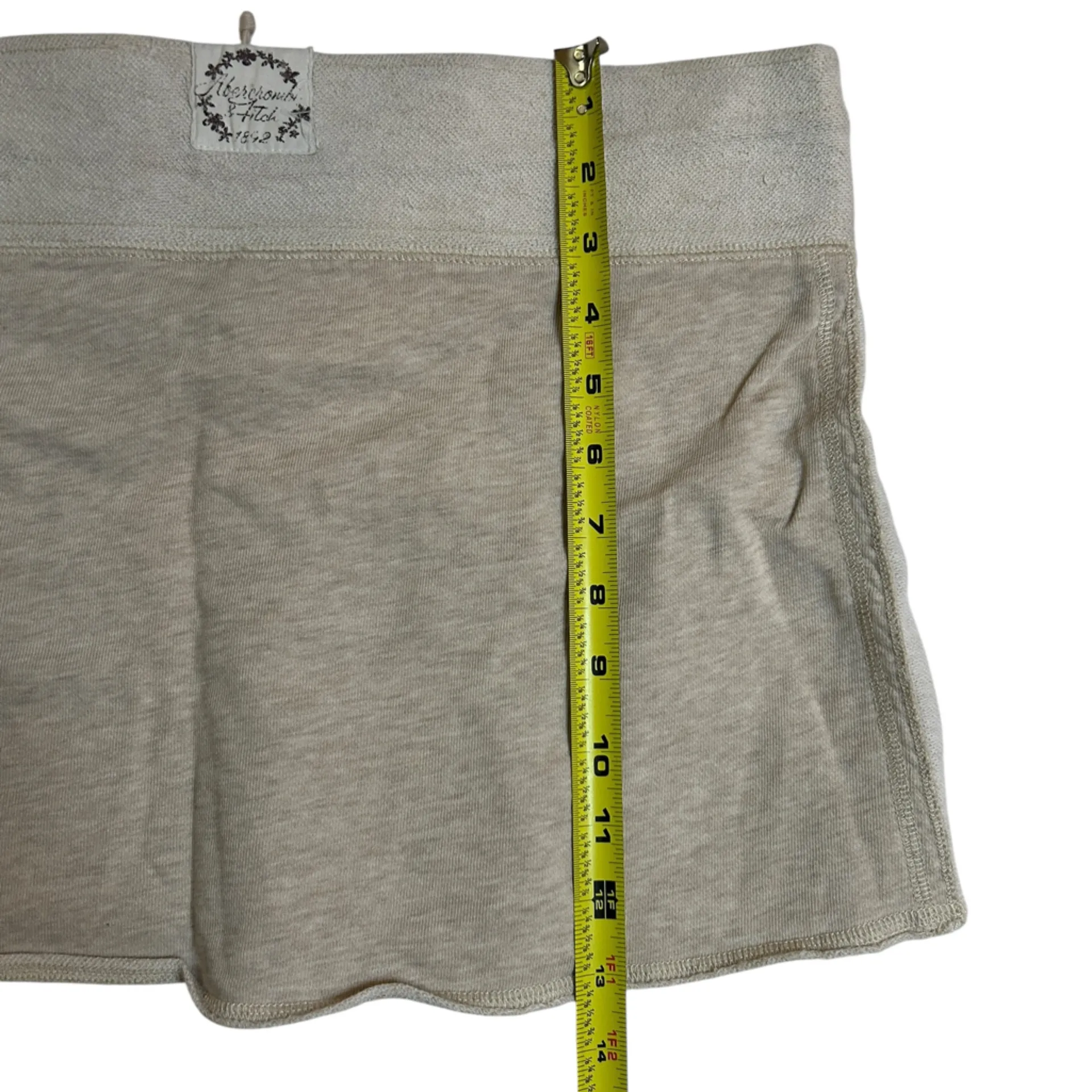 ✨ Y2K Abercrombie & Fitch Vintage 1892 100% Cotton Terry Cloth Micro Mini Skirt - Image 10
