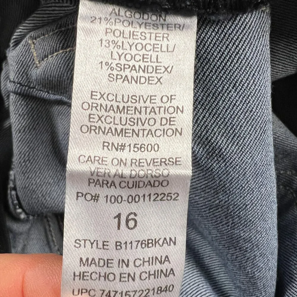 Democracy “Ab"solution® Ankle Skimmer Indigo Tummy Slimming Jeans Size 16 - Image 10